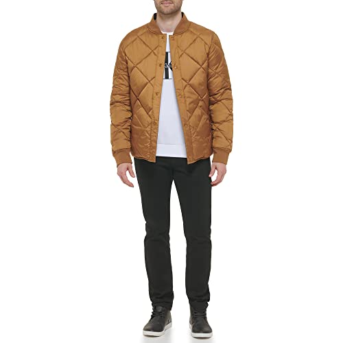 Image of Calvin Klein Men's Reversible Diamond Quilted Jacket