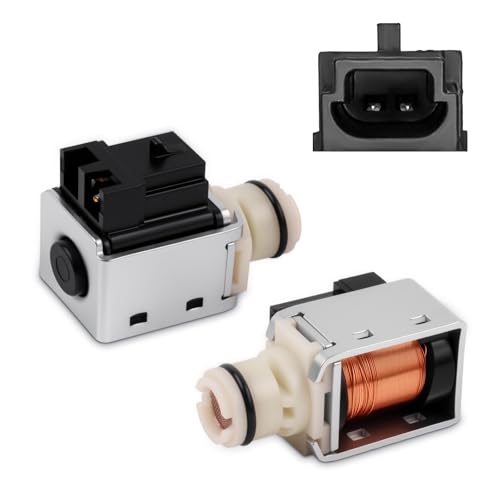 4L60E 4L65E 2Pcs Automatic Transmission Shift Solenoid Valve, Compatible with