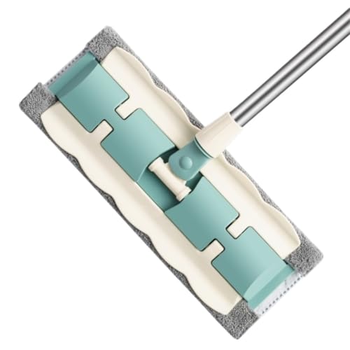 SHCHNA Mopa Mop Mopas Fregona Trapeador Plano Tipo Paño, Herramienta De Limpieza Doméstica Perezosa, Herramienta De Limpieza En Seco Y Húmedo Trapeador de Limpieza