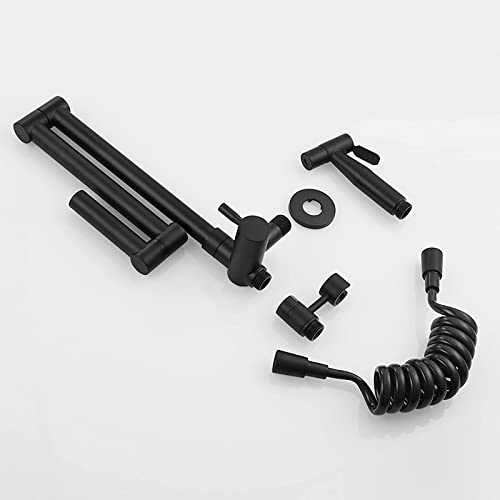 Robinet d'évier en laiton double articulation pliable mural
