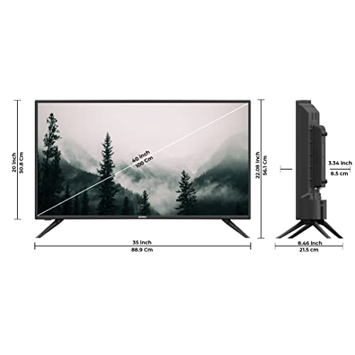 Image of Intex 98 cm (40 inches) HD Ready Smart LED TV Smart LED-SH4033 (Black)