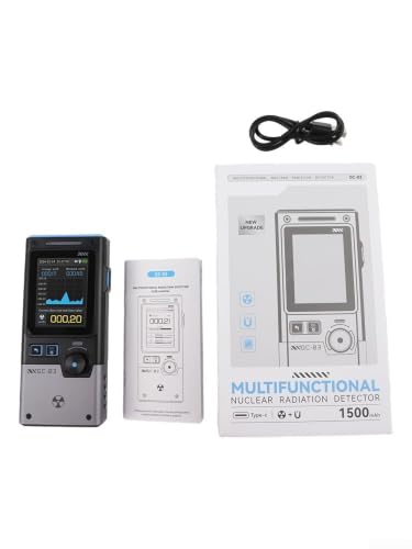 Detector de radiación GC-03 para medir EMF gamma en el hogar con alerta y pantalla de 2.4" 7