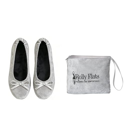 Image of Women's Foldable Ballet Flats - Portable Flat Shoes for Travel and Wedding that Fit in Your Purse