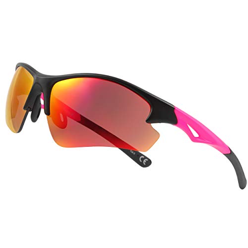 Flux Rainier Outdoor Sports Sunglasses for Men Women with PC Polarized Lenses