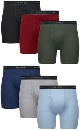 Hanes Mens Underwear Boxer Briefs Pack, Cool &Amp; Breathable Cotton ...