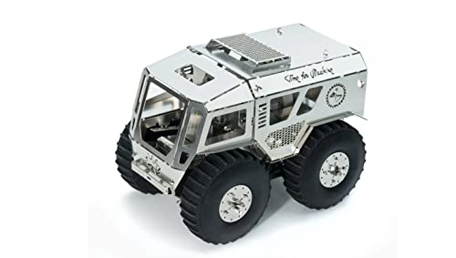 Time for Machine Puzzle 3D Sherp en modèle mécanique pour auto-assemblage, véhicule amphibie, 84 pièces, unisexe, adultes, amateurs de puzzle, intérêts...
