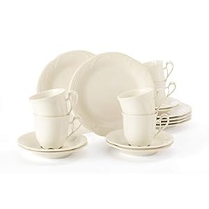 Seltmann Weiden 001.738253 koffieservies 18-delig robijncrème, 43.0 x 24.0 x 18.1 cm