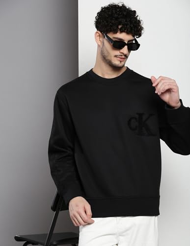 Sweat Calvin Klein Jeans homme relaxed avec logo flotté en coton - 6