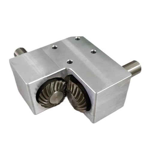 Angle Steering 1:1 90 Degree Commutator 1.5 Module 19 Teeth Spiral Bevel Gear Steering Gearbox 15mm Output Shaft Reversing Corner Device Driving Change