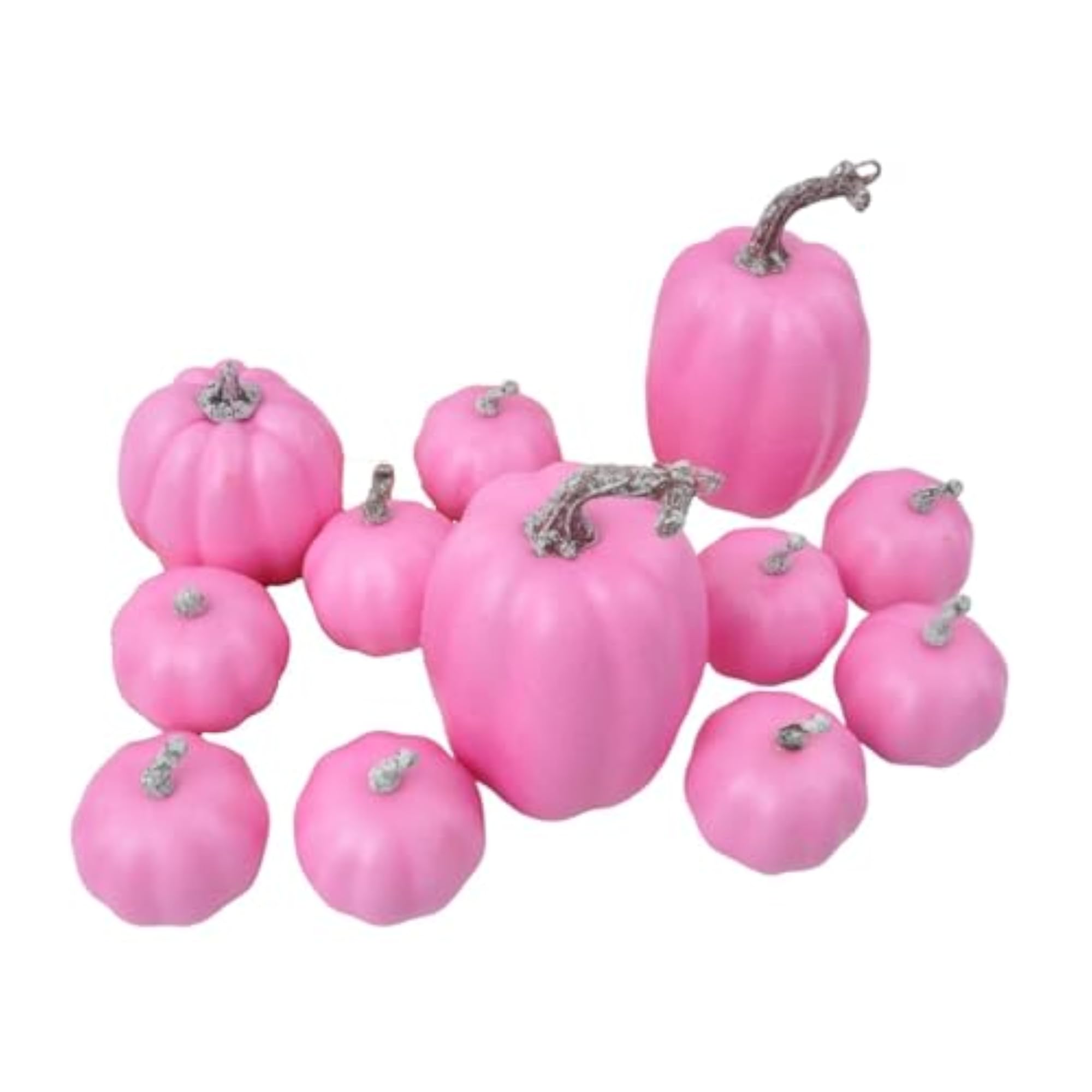 12 Pieces Pumpkins Faux Pumpkins for Tabletop Centerpiece
