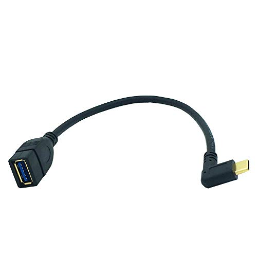 USB 3.0 ϊA_v^, OTG USB-C 3.1 IX 90x to USB-A 3.0 X P[u f[^](ő5Gbps) USB Type-C@Ή ϊ  RlN^