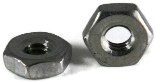 Hex Machine Nuts 18-8 Stainless Steel - #4-40 (1/4 Flats x 3/32 Thick) Qty-1,000