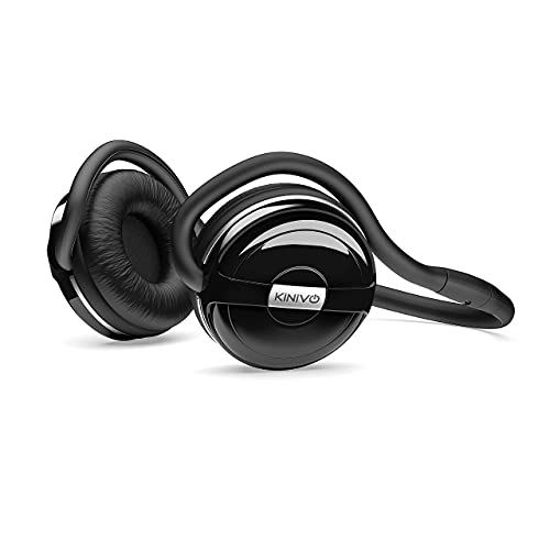 Kinivo Bth240 Bluetooth Headphones With Btd-400 Usb Bluetooth Pc Adapter (Black, Bluetooth 4.0, Compatible With Windows, Raspberry Pi, Linux, On-Ear, Hands-Free Calling, Built-In Mic, Foldable) #TOP1