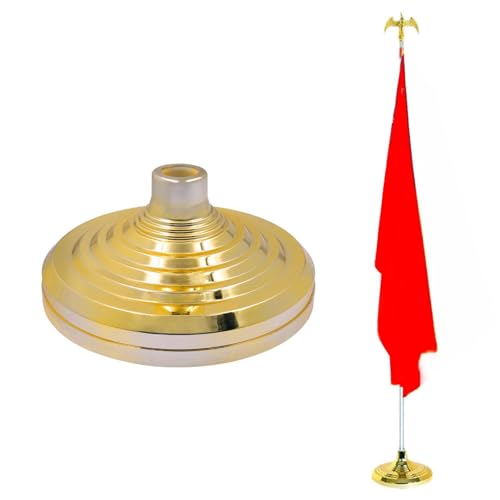 Socle intérieur réglable et support de mât en PP pour base drapeau stable de bureau - 6