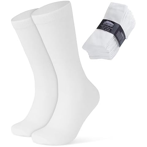 CityComfort 12 Pack Calf Socks for Men Cover