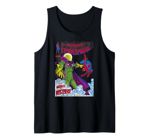Débardeur Marvel Spider-Man Mysterio au graphisme rétro imprimé haute qualité