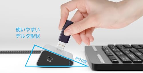 エアリア DELTA HUB SEVEN USB3.2 10GbpsTypeC 3ポート TypeA 4ポート 補助電源用 TypeC 1ポート SD-HC3A4