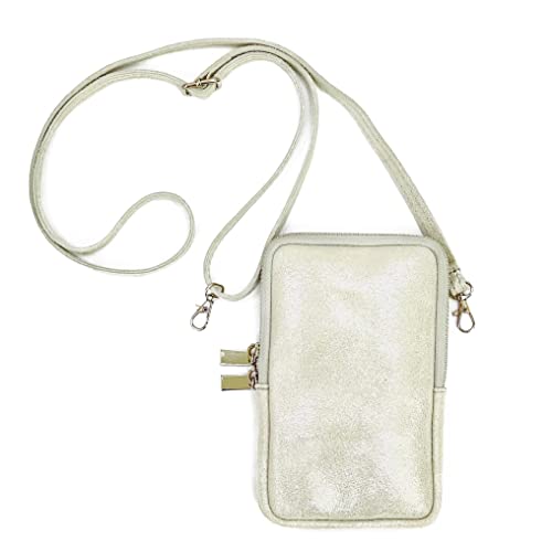 Idée cadeau femme : sac bandoulière et portefeuille en cuir
