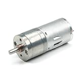 Heyiarbeit 130RPM 12V 0.45A Micro Gear Reduction Motor Motor High Torque Electric Micro Speed JGA25-