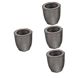 HOMSFOU 4 Stück Graphit Gussform für Hochtemperatur Langlebige Graphitform für Edelmetallverarbeitung Praktische und Kompakte Schmelzwerkzeuge für Silberguss