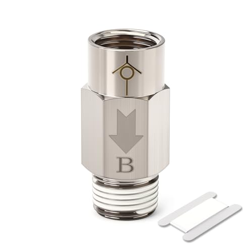 GASHER 1Pc One-Way Non-return Check Valve 3/8 Male x 3/8 Female Thread Prevent Water Back-flow