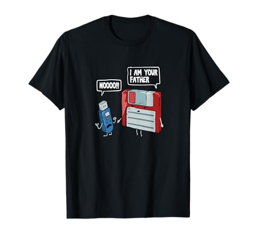 Immagine di Maglietta Floppy Disk e Chiavetta USB