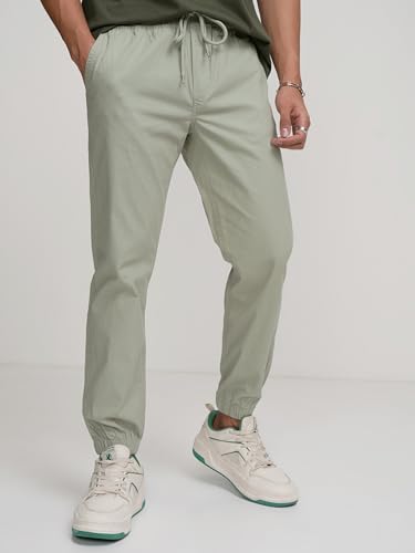Image of Highlander Men's Cargo Jogger Trousers | Perfect for Casual Outings,Travel & Work Wear with Utility Pockets