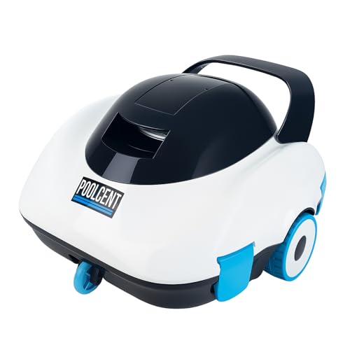 Home 44 Robotic Pool Cleaner, Cordless Pool Vacuum with 19 GPM Powerful Suction, 2H Runtime and 3H Fast Charging, Dual Filters, Self-Parking, for Above Ground& In Ground Pools Up to 870 sq.ft