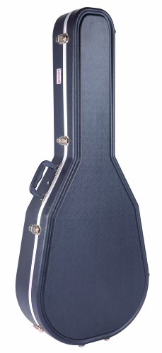 Kinsman KGC8620 Étui ABS pour Guitare Roundback Noir - Les Beatles, Paul McCartney, John Lennon, RIngo Starr, George Harrison Kinsman KGC8620 Étui ABS pour Guitare Roundback Noir