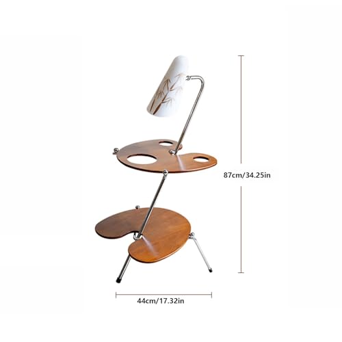 Lámpara de pie Shower Head con mesa, luz focalizada de lectura para un dormitorio moderno 3