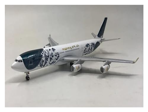 Modelo de avión de aleación A340-300 miniatura diecast de alta precisión escala 1:400 vintage