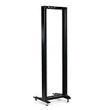 StarTech.com 42U 2 Post Open Frame Rack with Casters