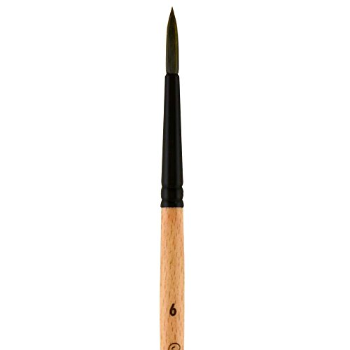 Pab Catalyst Polytip Round 6 pinceau acrylique huile Princeton - 2