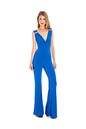 Goddiva - Combinaison - Femme - Bleu - M/L