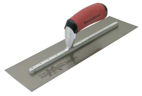 MARSHALLTOWN The Premier Line MXS55D 10-Inch by 4-Inch Finishing Trowel with Curved DuraSoft Handle