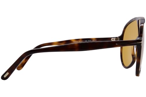 Tom Ford Vladimir Amber Pilot Men's Sunglasses FT1211 53E 653