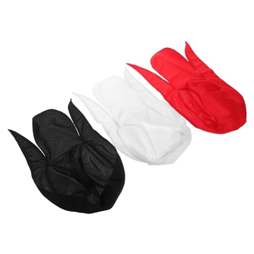 VALICLUD 3pcs Unisex Outdoor Helmet Liner Hat Quick-Dry Breathable Cap for Cycling Running and Sports Elastic Design Great Airflow