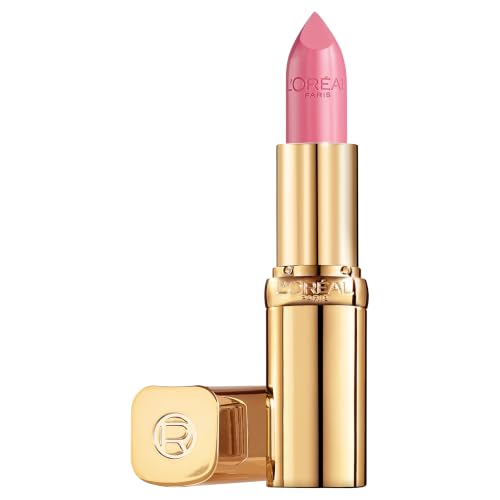 L'Oréal Paris Pflegender Lippenstift mit Satin Finish, Argan-Öl und Vitamin E, Color Riche Satin, Nr. 303 Rose Tendre, 1 x 4,3 g – Ansicht 1