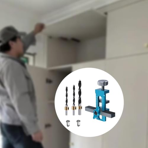 Outil d'installation de porte réglable pour pose autonome de placards
