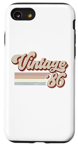 Vintage 1986 Retro Sunset Classic 40-Year-Old 40th Birthday �X�}�z�P�[�X iPhone SE (2020) / 7 / 8 �p