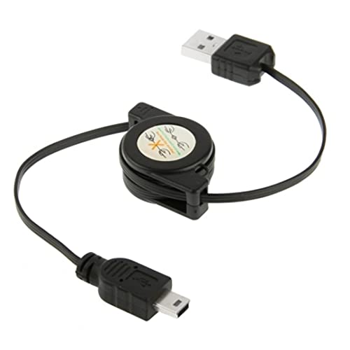 BoxWave Cable Compatible with Garmin Nuvi 65LM - miniSync, Retractable, Portable Sync Cable