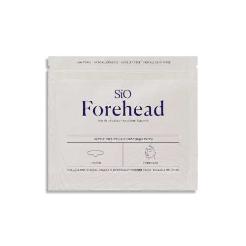 SiO Beauty BrowLift - Wrinkle-Smoothing, Medical-Grade Silicone Patches for Fine Lines on Forehead - Reusable Up to 10x - Cruelty-Free & Environmentally-Friendly Hydrating Beauty Patches - 1 Patch