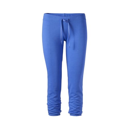 Soffe Women's Fashion Juniors Football Capri (US, Alpha, X-Large, Regular, Regular, Electric Blue)