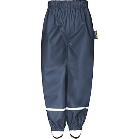 Playshoes Unisex Baby Fleece-Halbhose, 11 - Marine, 128 Cover