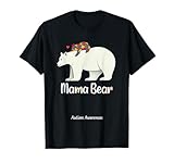 Photo Gallery mama bear autism mom autism son support autism awareness maglietta Photo Gallery mama bear autism mom autism son support autism awareness maglietta