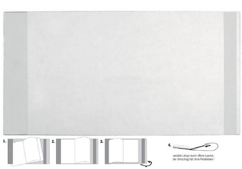 Preisvergleich Produktbild PP Buchhülle mit Einsteckstreifen 230 x 52