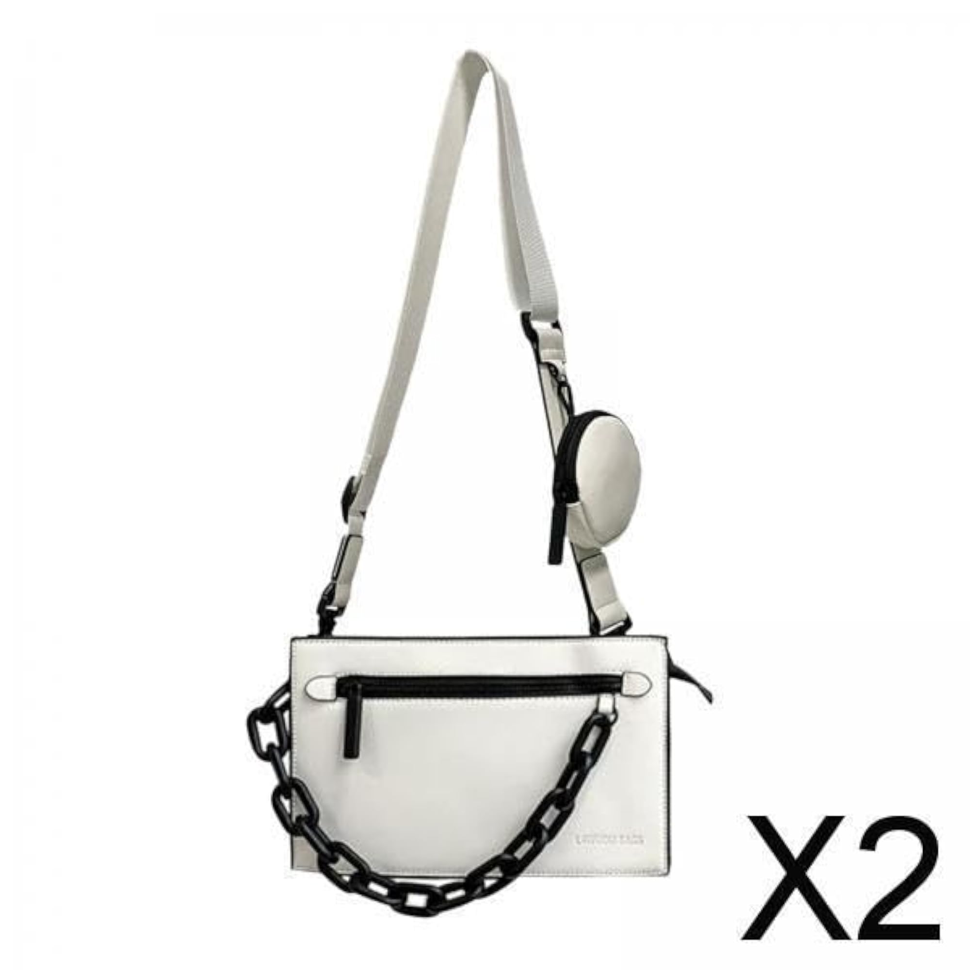 Men's Small Leather Shoulder Bag for Fishing & Camping