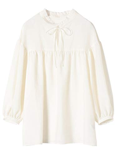 ［シップス フォー ウィメン］ 切替ギャザーブラウス レディース 311111763 ホワイト 白 ONE SIZE