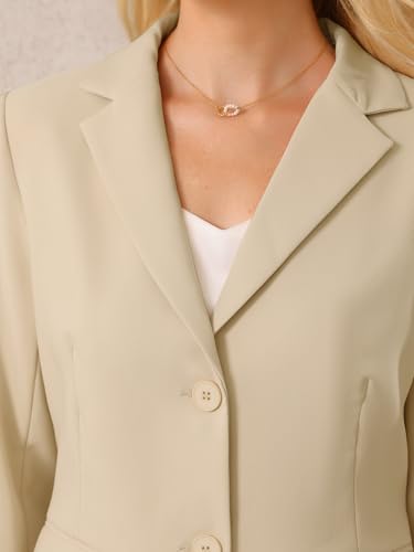 Women's 2 Piece Skirt Suit Set 2025 Trendy Work Blazers and Fishtail Pencil Skirts4