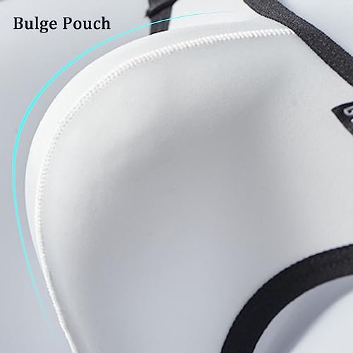 Evankin Men Sexy Low Rise Thong Jockstraps Underwear Assless Lingerie Stretch G-Strings No Belt4